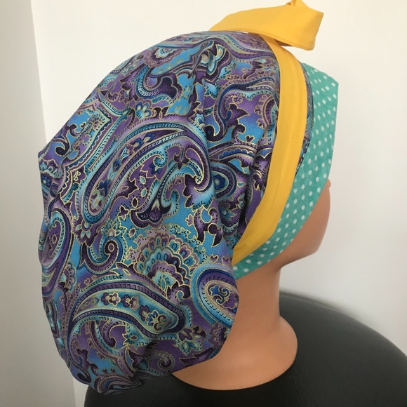 Scrub CAP/HAT *Reversible *Long Ties NWOT - Picture 4 of 15